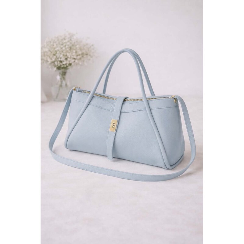 Laura Biaggi kožená Shopper kabelka na zip TS66-6800