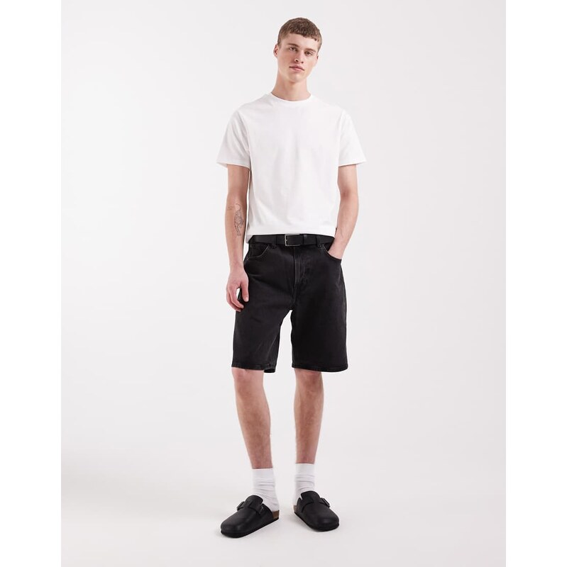 Lee denim jorts in black