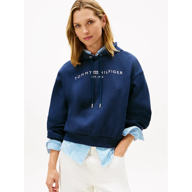 Tommy Hilfiger dámská modrá mikina