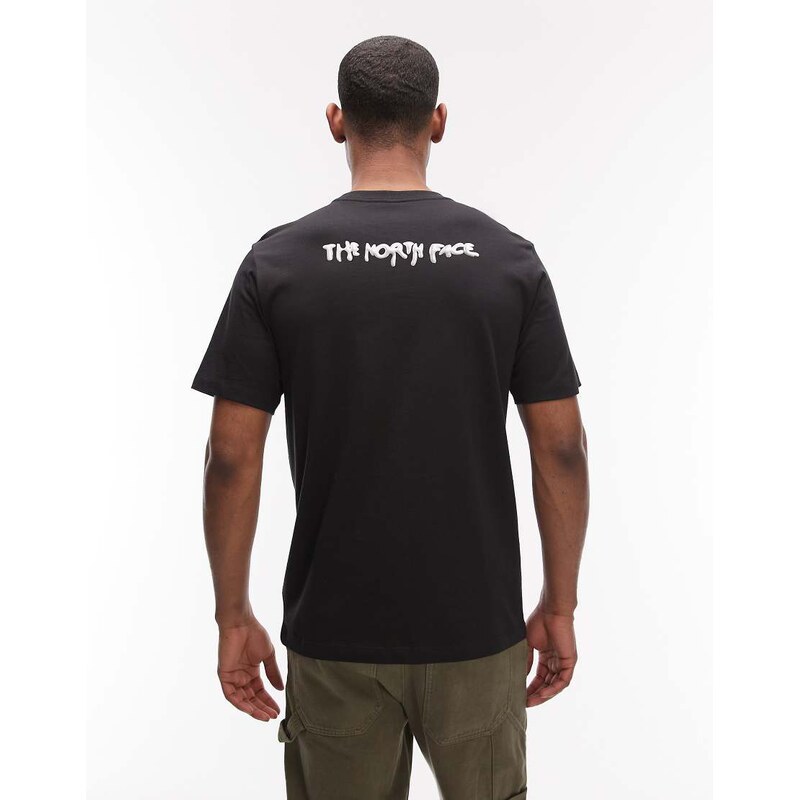 The North Face Liquid logo backprint t-shirt in black