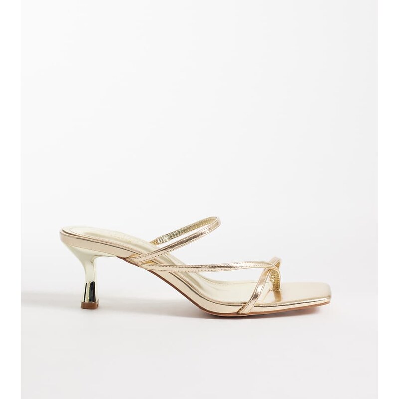 Simmi Wide Fit Simmi London Wide Fit Zarah kitten heeled mule
