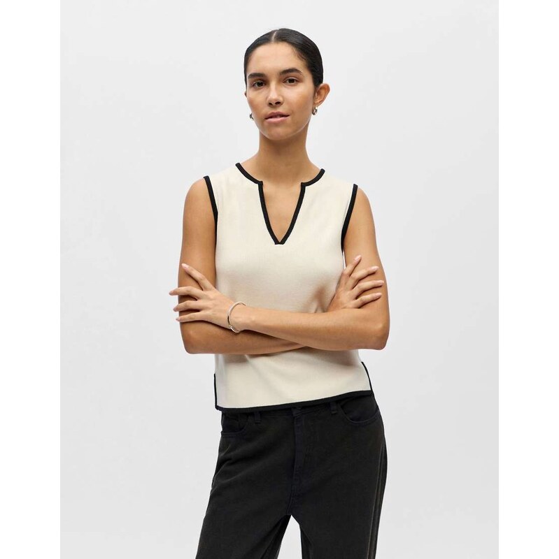 Object Knitted top in birch-Neutral 115500578