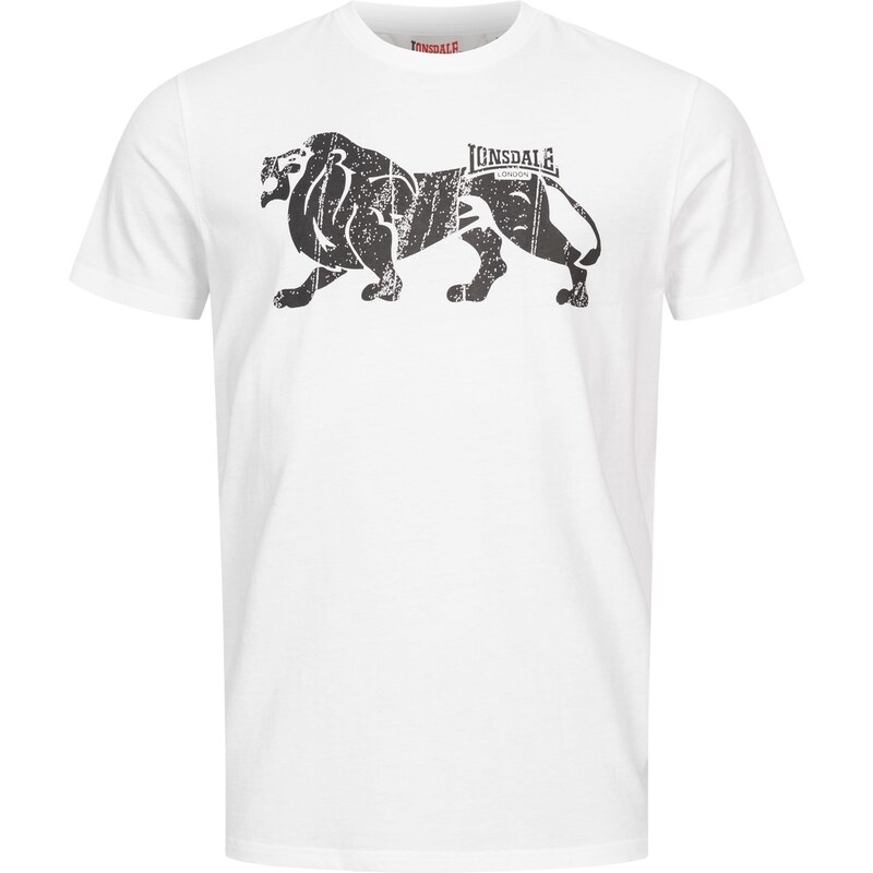 LONSDALE Tričko černá / offwhite