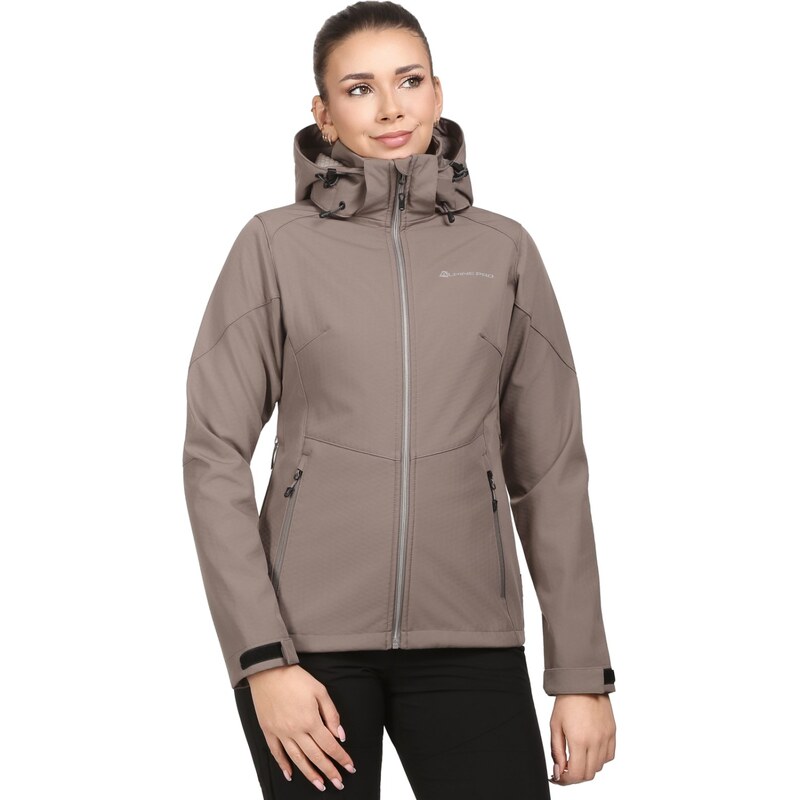 ALPINE PRO - HOORA 2 DÁMSKÁ SOFTSHELLOVÁ BUNDA S MEMBRÁNOU