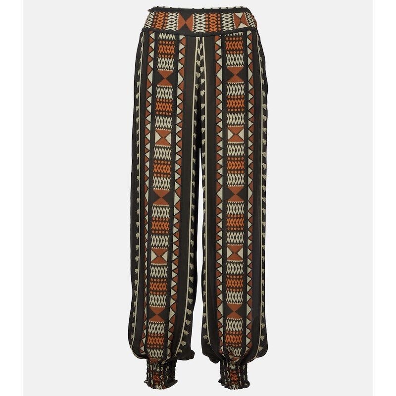 Johanna Ortiz Nareem silk georgette balloon pants