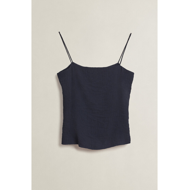 HALENKA GANT CRINKLED STRAP TOP EVENING BLUE 114344192
