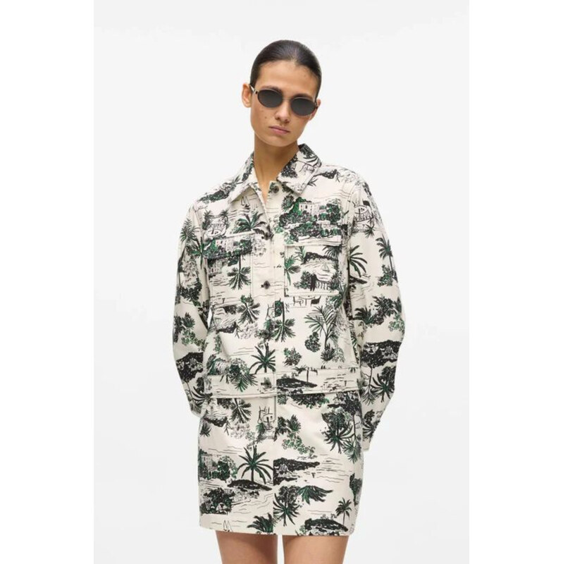 BUNDA KARL LAGERFELD PRINTED BLOUSON