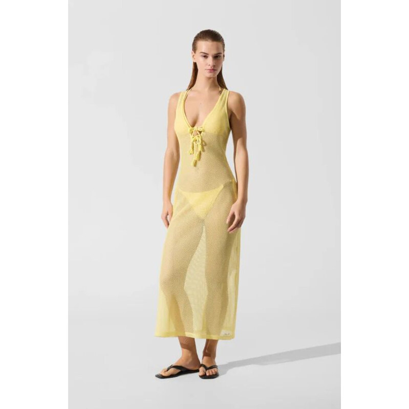 PLÁŽOVÉ OBLEČENÍ KARL LAGERFELD SIGNATURE CROCHET BEACH DRESS 114344236