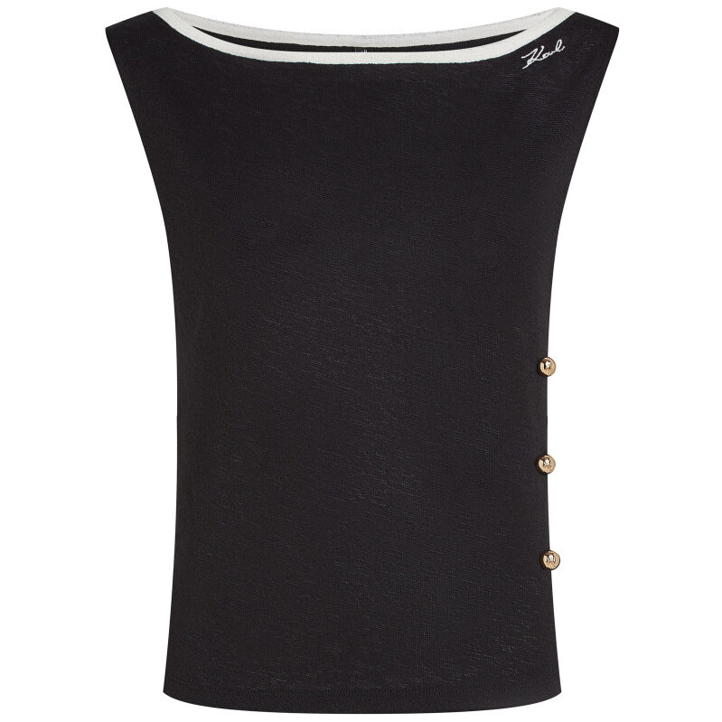 PLÁŽOVÉ OBLEČENÍ KARL LAGERFELD SIGNATURE VEST