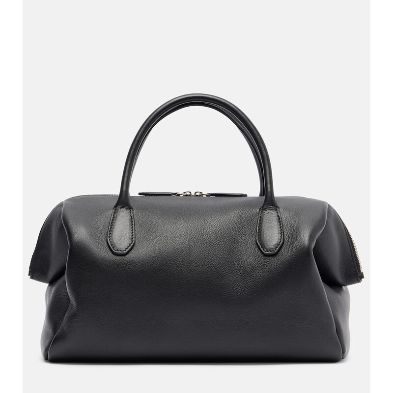 The Row Faye leather top-handle bag