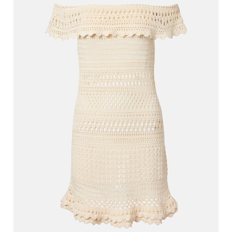 Marant Etoile Zoa crochet cotton-blend minidress
