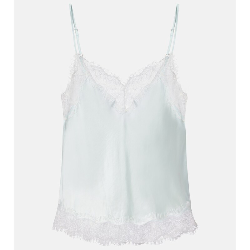 Poupette St Barth Zely lace-trimmed camisole