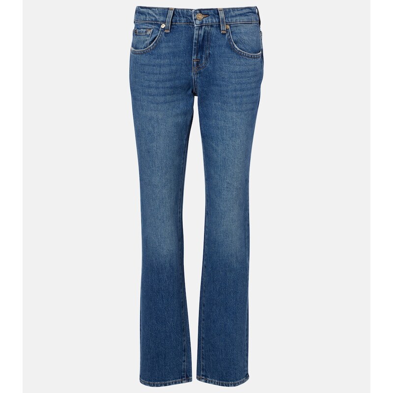 7 For All Mankind Low Cigarette slim jeans