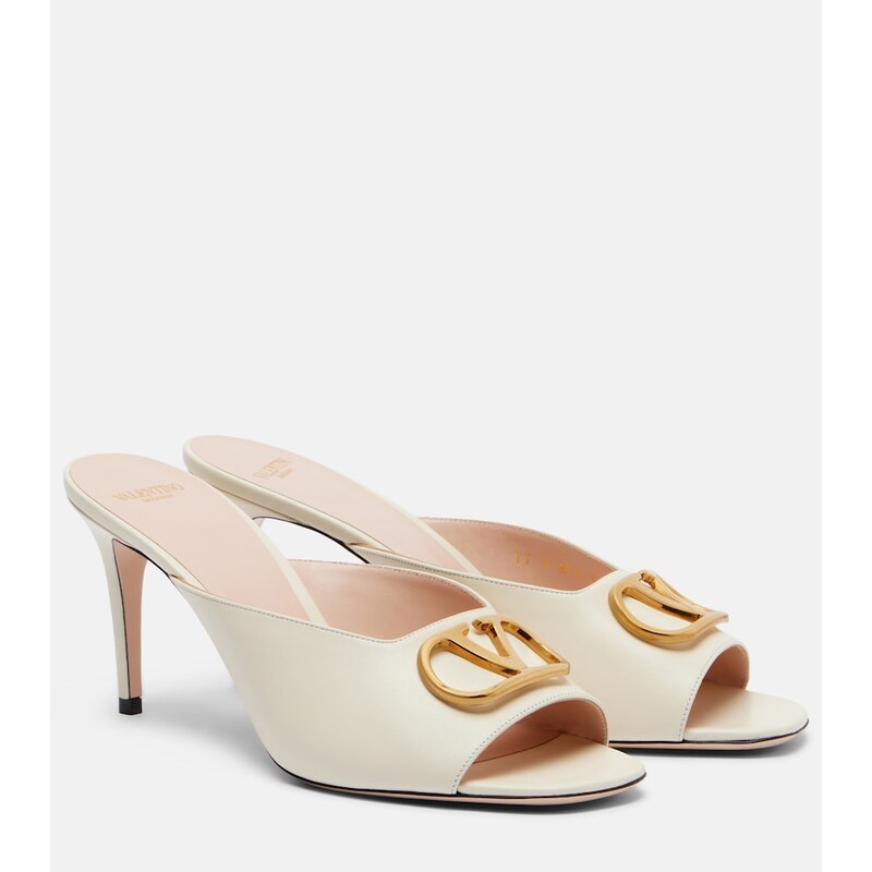 Valentino Garavani VLogo leather mules
