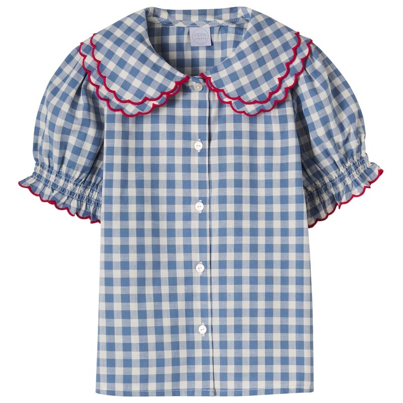 Pepa London Gingham cotton shirt
