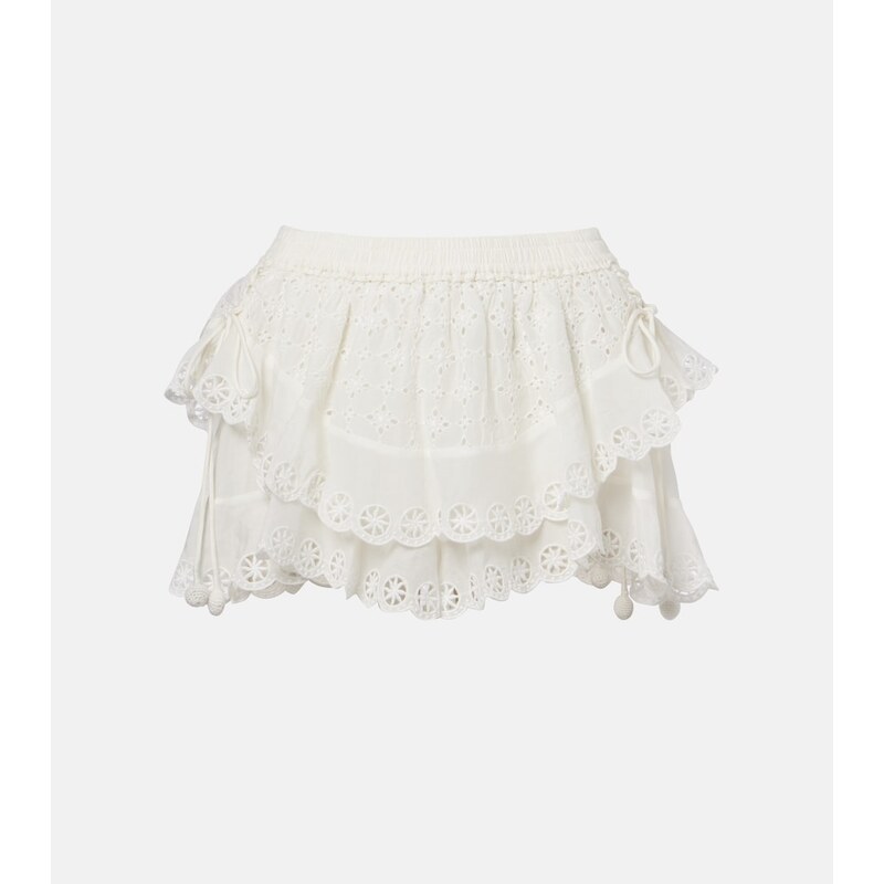 Isabel Marant Neis cotton and silk shorts
