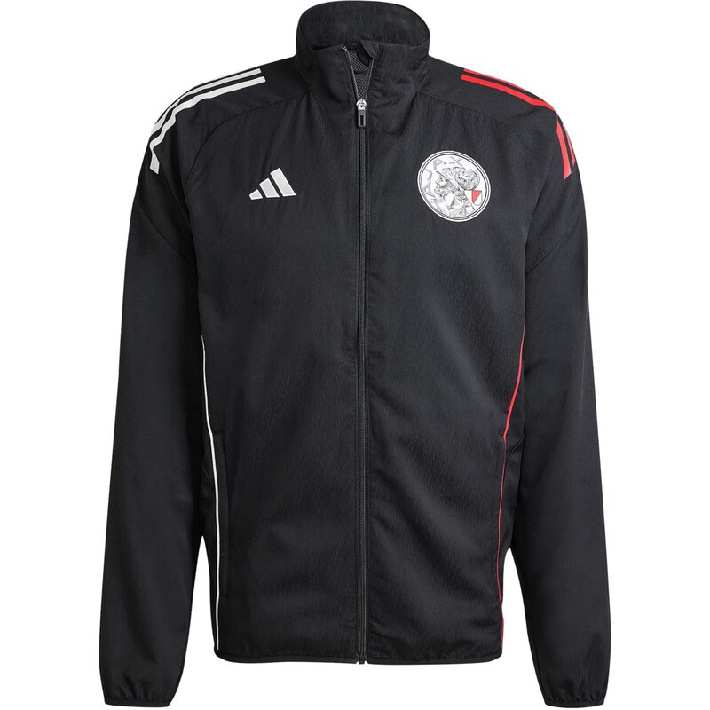 ADIDAS PERFORMANCE Sportovní bunda červená / černá / bílá