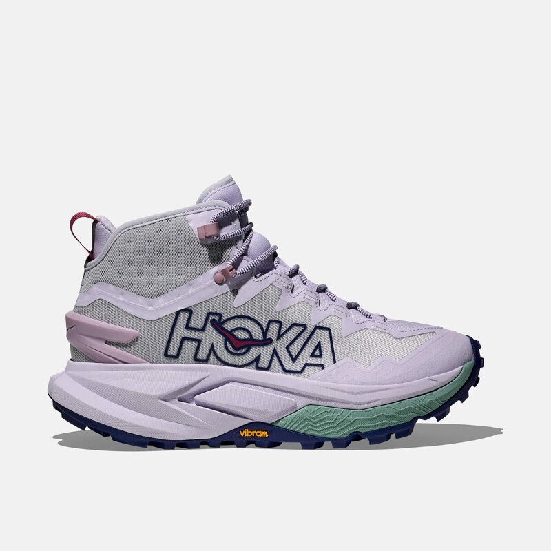 Dámské modro-fialové outdoorové boty Hoka Mafate Hike