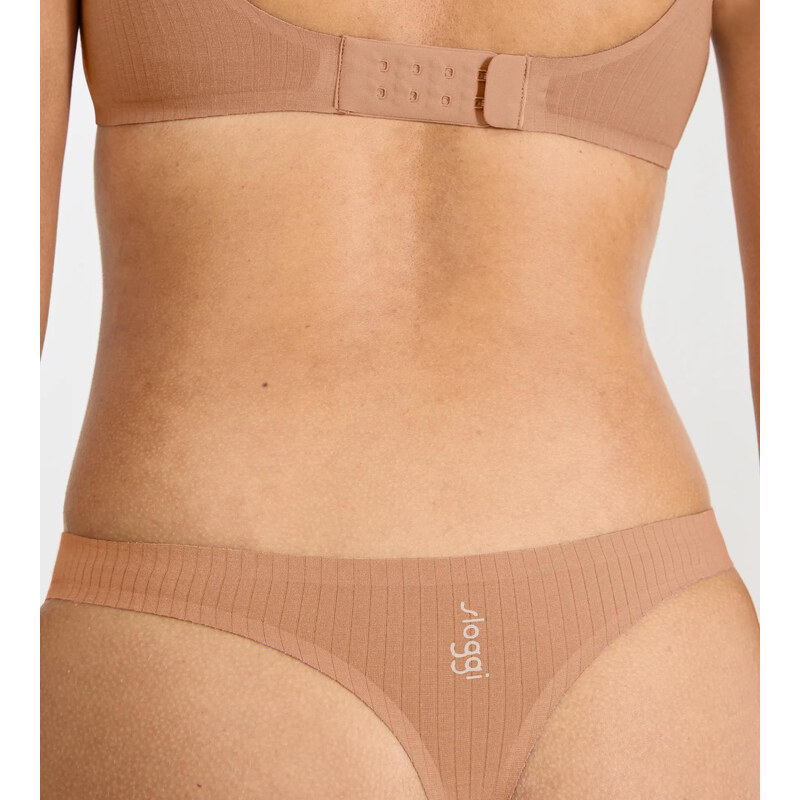 Dámská tanga ZERO Feel Pure String BROWN béžové model 22017750 -