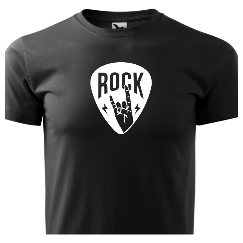 Fenomeno Pánské tričko Rock - černé