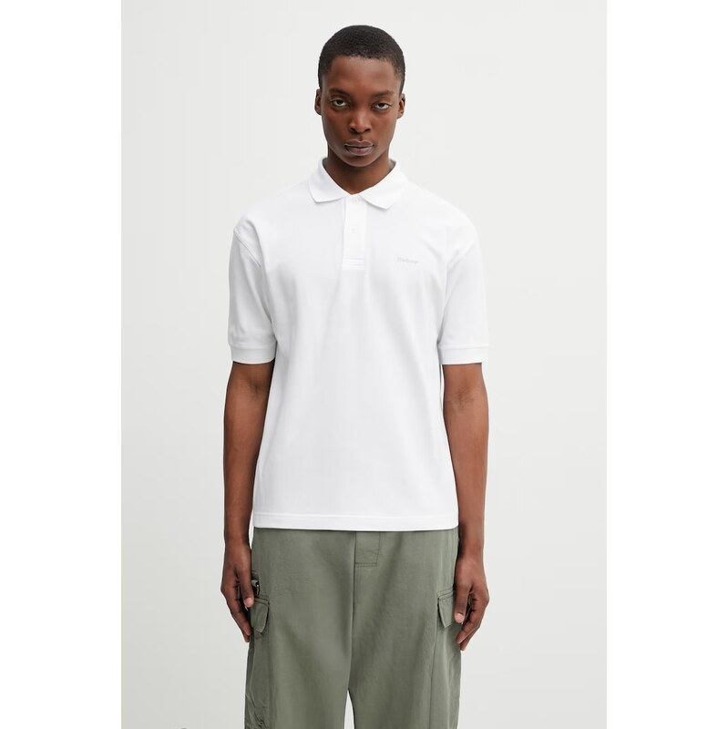 Barbour MML1469WH11 polo bavlněné pánské