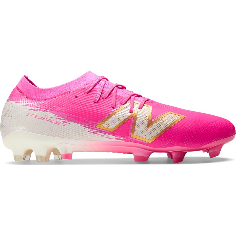 Pánské kopačky New Balance FURON ELITE FG V8 UF1F6O4 – růžové