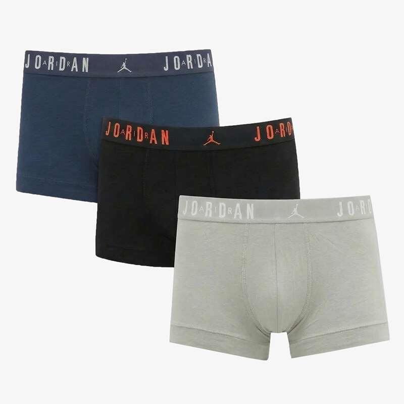 Boxerky Jordan JHM Mens Flight Cotton 3-Pack Tru Squadron Blue