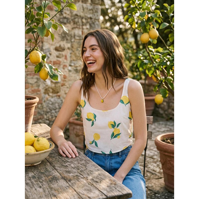 Sinsay - Crop top - bílá 105596790