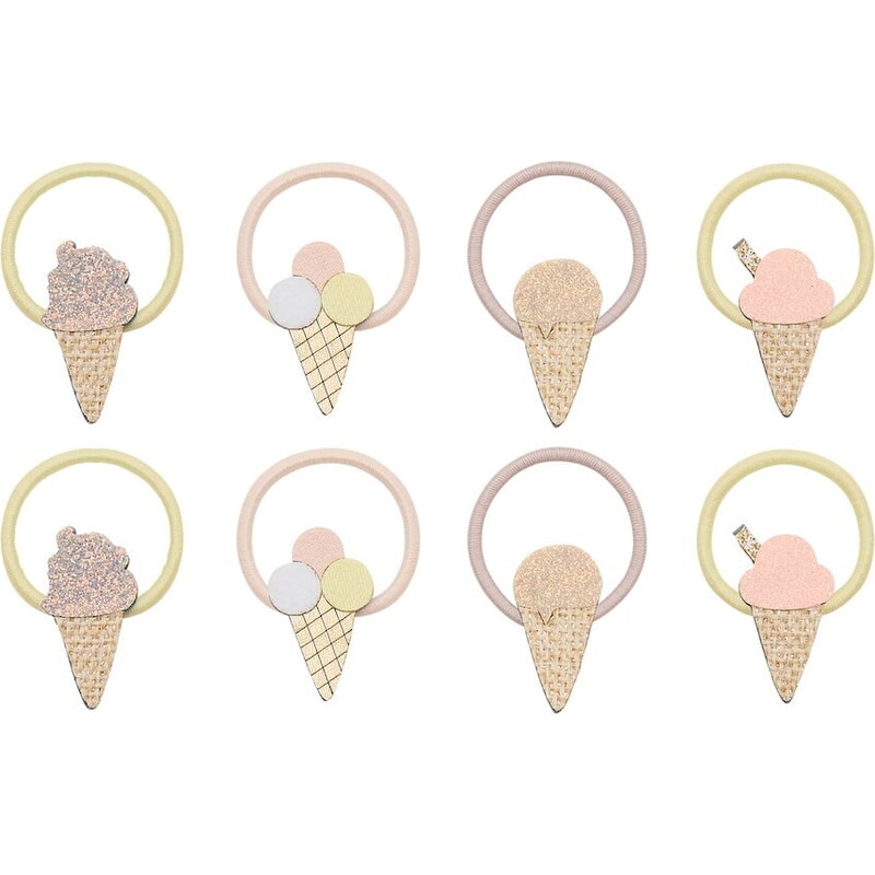 MIMI & LULA Gumičky do vlasů Ice Cream mini – set 8 ks