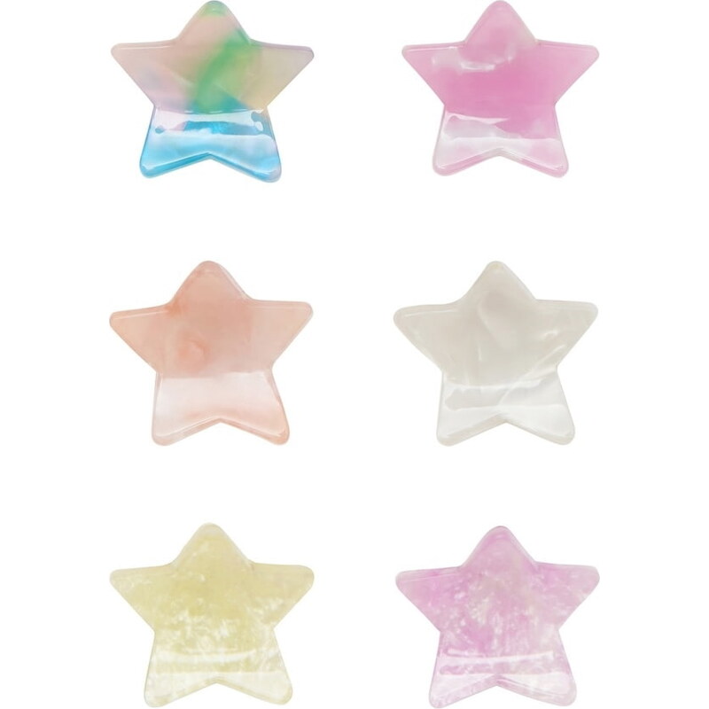 MIMI & LULA Skřipec do vlasů Star Claw Mini – 6 ks
