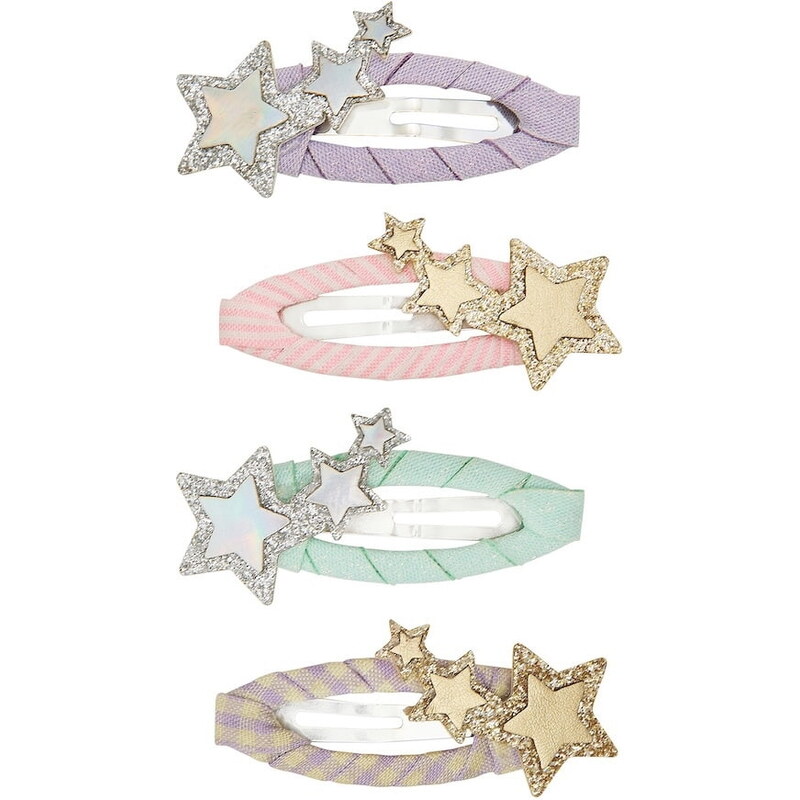 MIMI & LULA Sponky do vlasů Trailing Star Clic Clacs – set 4 ks