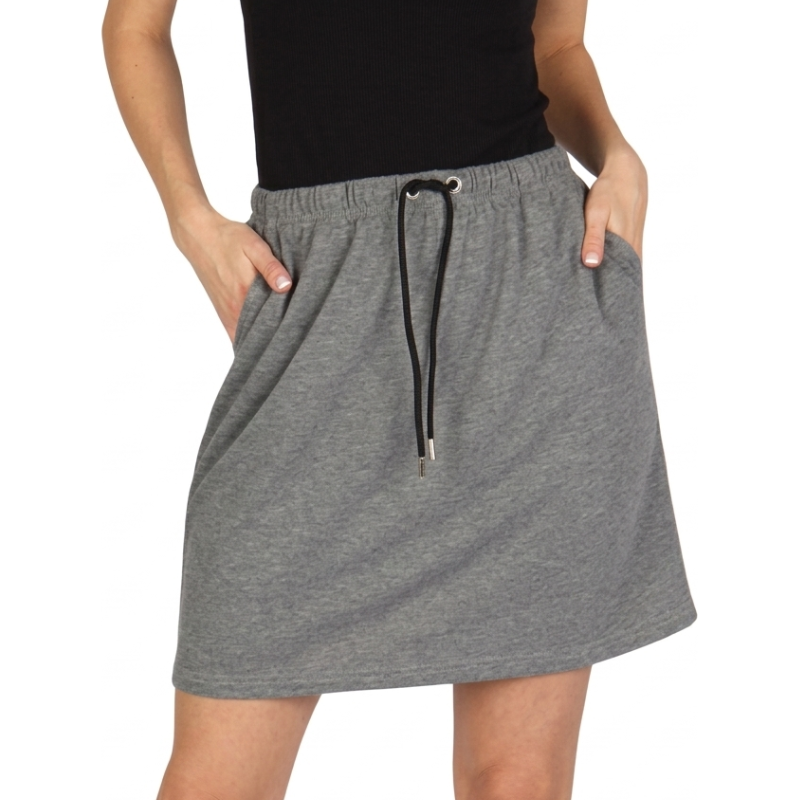 Dámská sukně šedá S Zipo 043 Evona 114374389