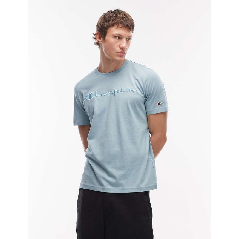Champion Icons tonal t-shirt in blue