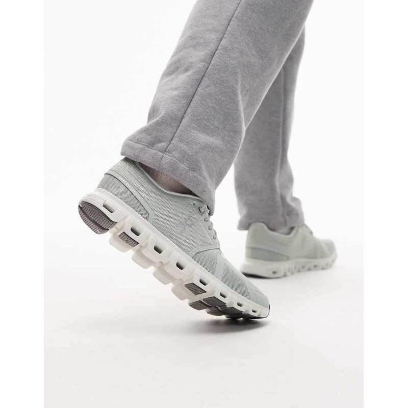 ON Cloud 6 all day trainers in mint green