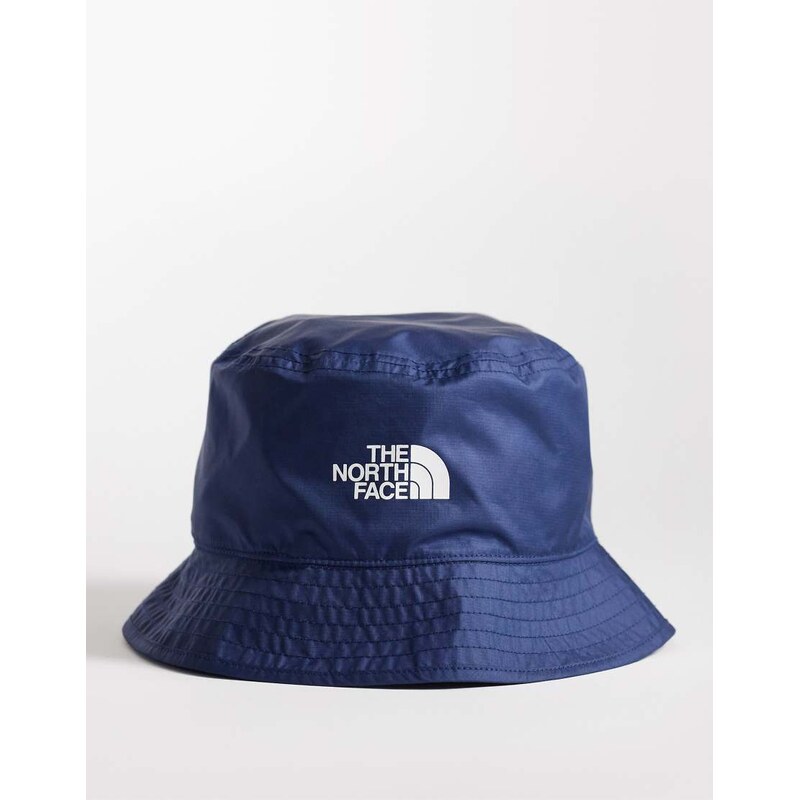 The North Face Sun Stash reversible hat in blue-Navy