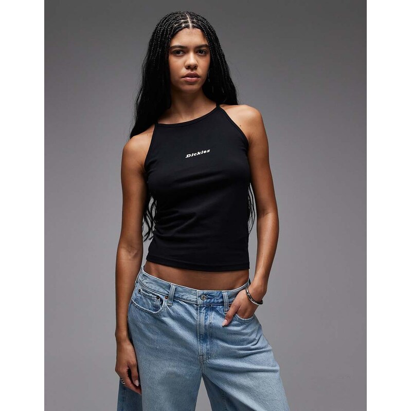Dickies Honeyville small logo vest in black