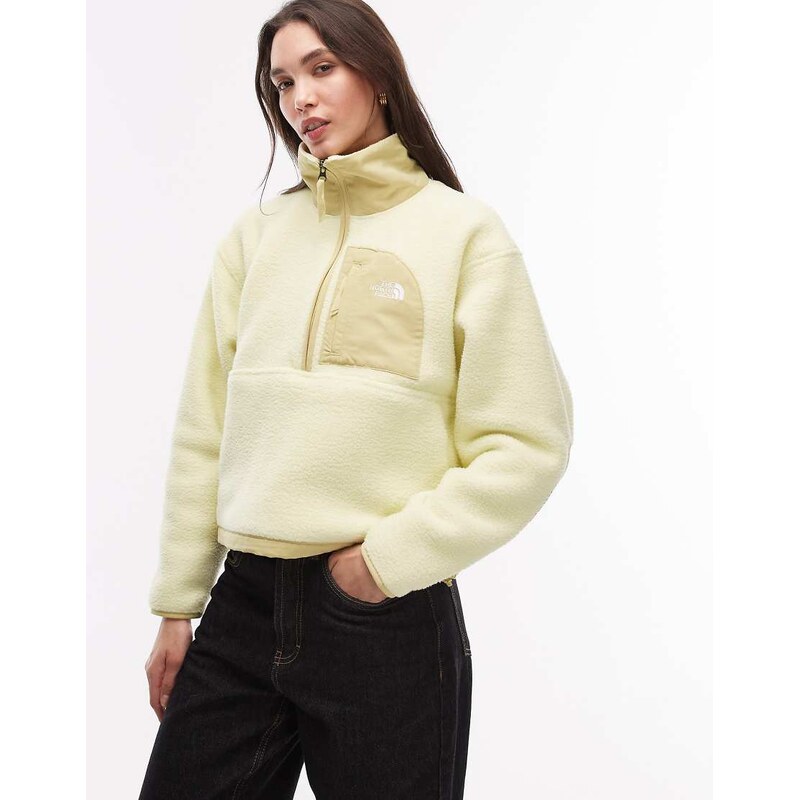 The North Face Yumiori off peak 1/2 zip fleece in yellow