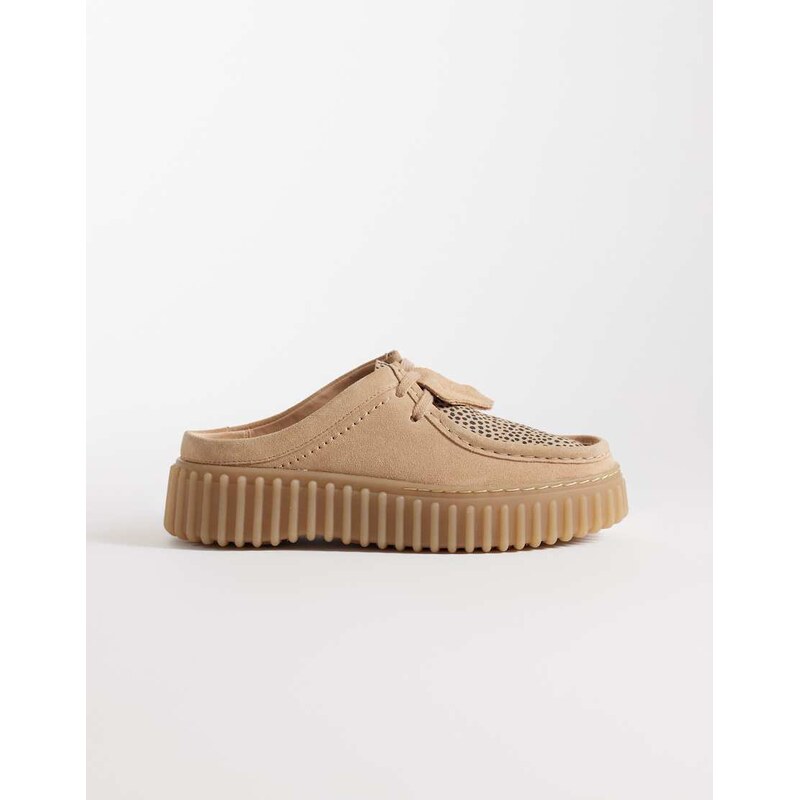 Clarks Torhill mule in animal print-Multi