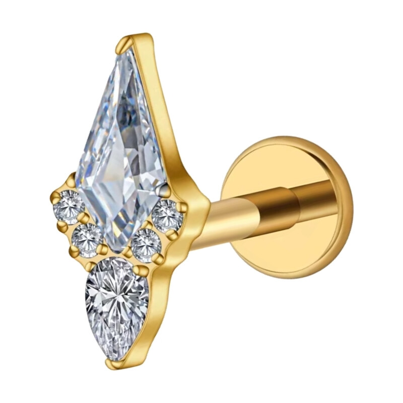 Atreya Titanová labreta s vnitřním závitem Zircon Hestia 114375824