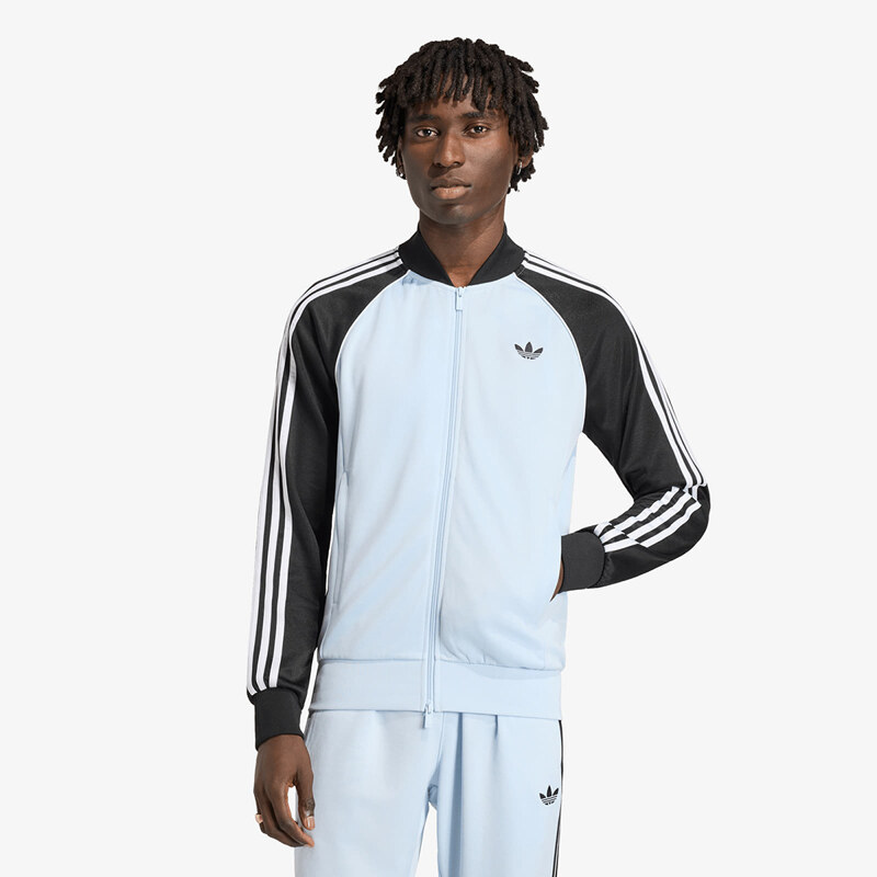 adidas Originals Mikina adidas Sst Track Top Crystal Sky M