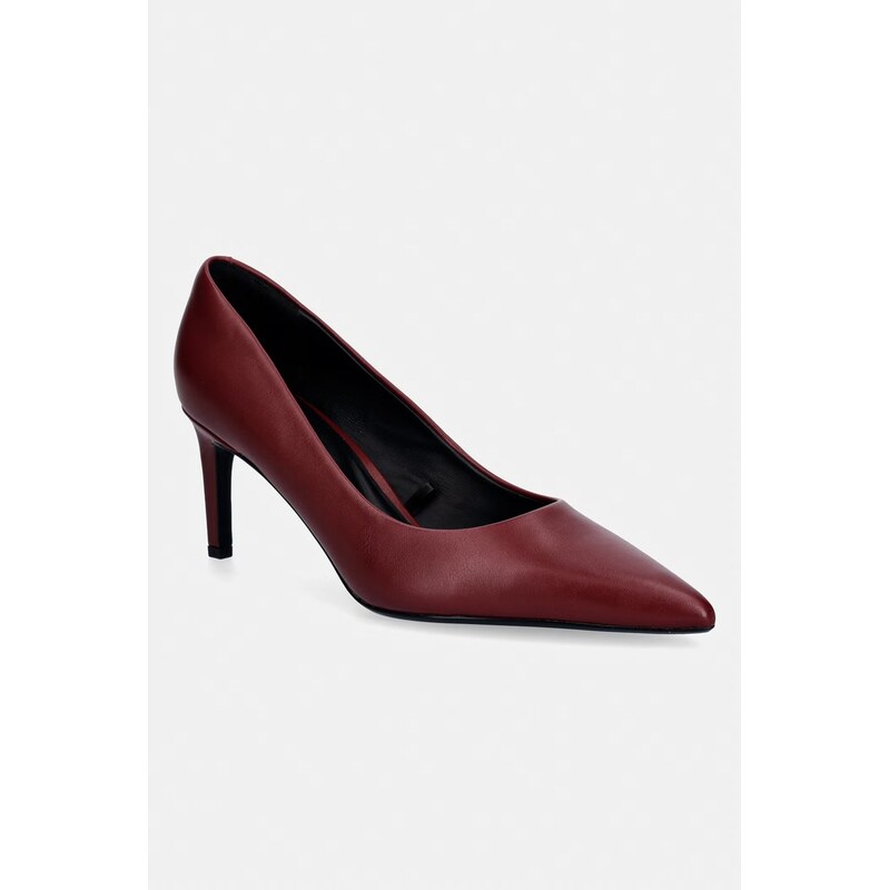 Kožené lodičky Calvin Klein ESS STILETTO 70