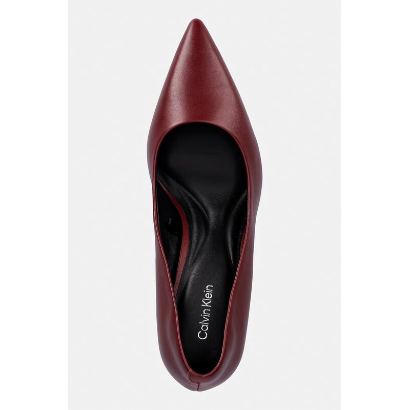 Kožené lodičky Calvin Klein ESS STILETTO 70