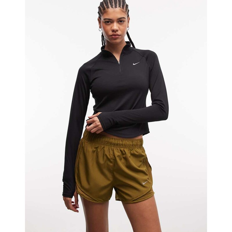 Nike Running Tempo Dri-FIT mid rise 3 inch shorts in green