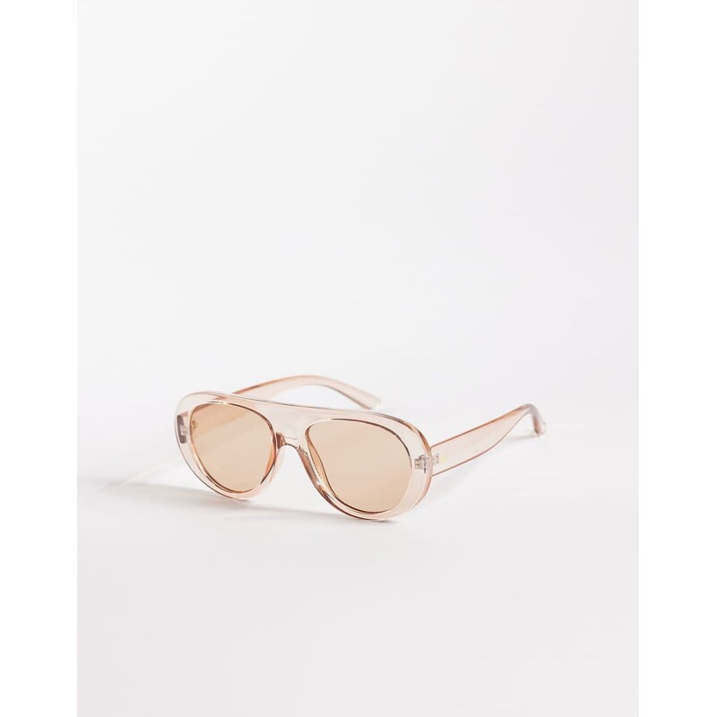 AIRE satellite shield sunglasses in pale pink 114403629
