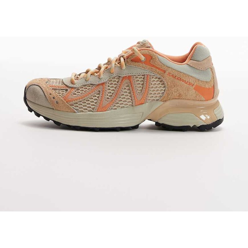 Salomon XT-Whisper Embroidery trainers in almond cream and nectarine 114540903