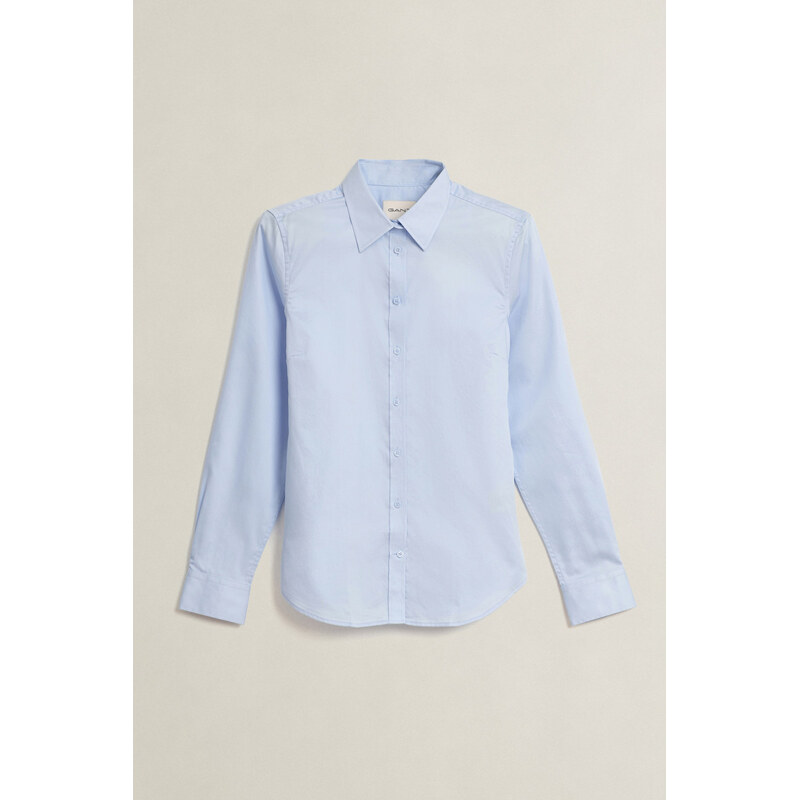 KOŠILE GANT SLIM SATEEN SHIRT LIGHT BLUE