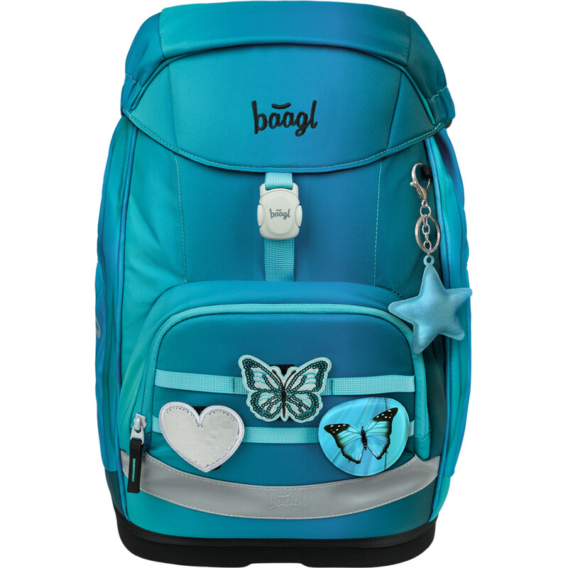 BAAGL Školní batoh Airy Plus Butterfly GRS