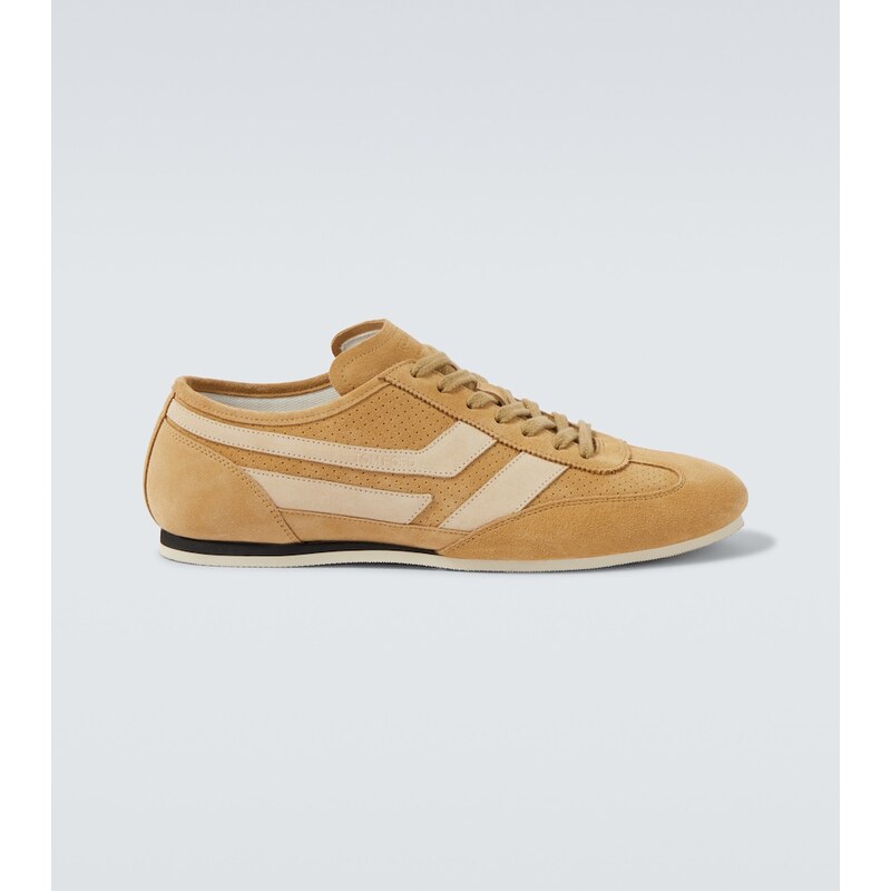 Tom Ford Brook tenisky z kůže v barvě Camel/Biscuit + White