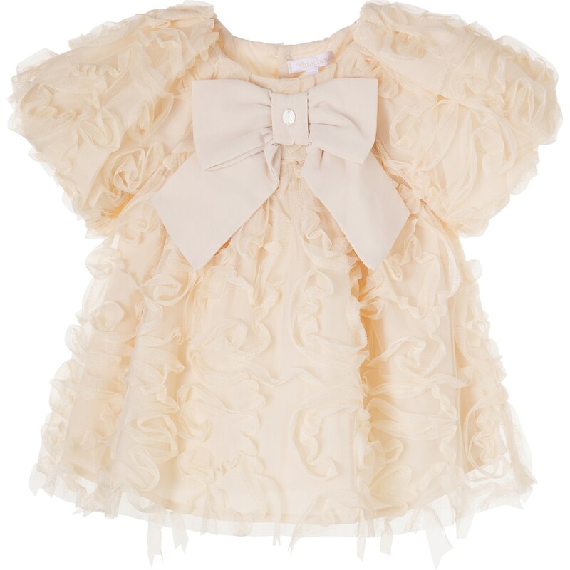 Patachou Baby bow-detail tulle dress