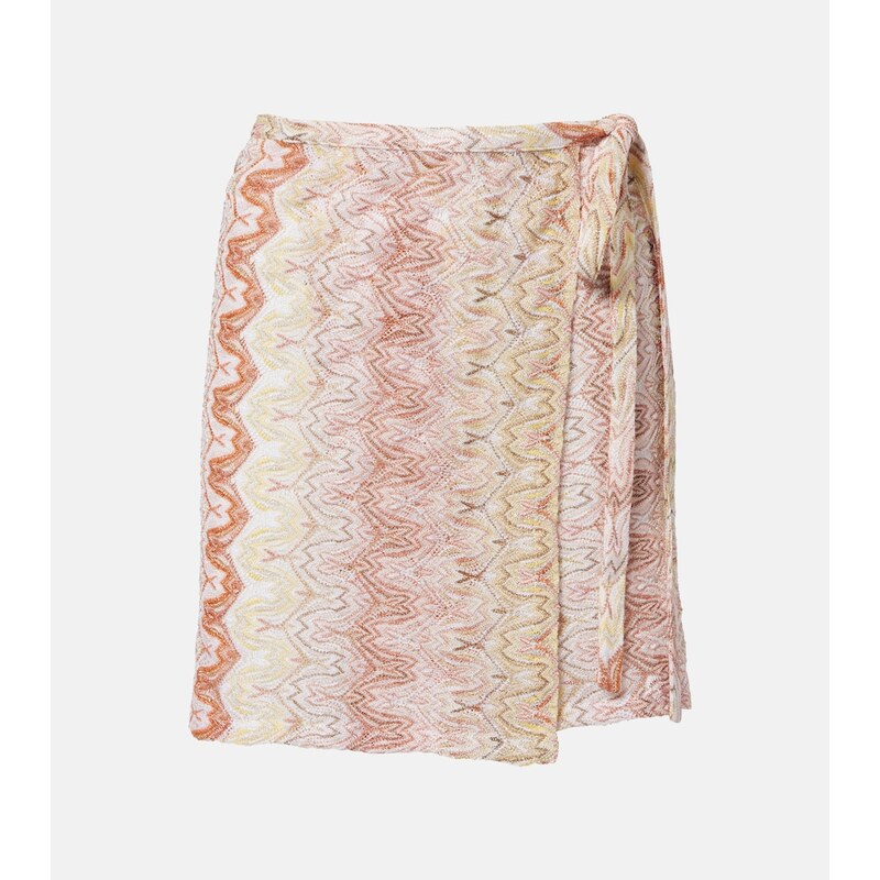 Missoni LamÃ wrap skirt